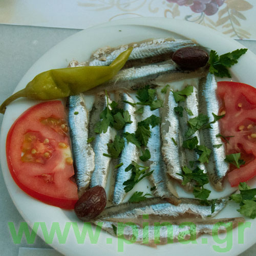 Mezes and ouzo in Monastiraki