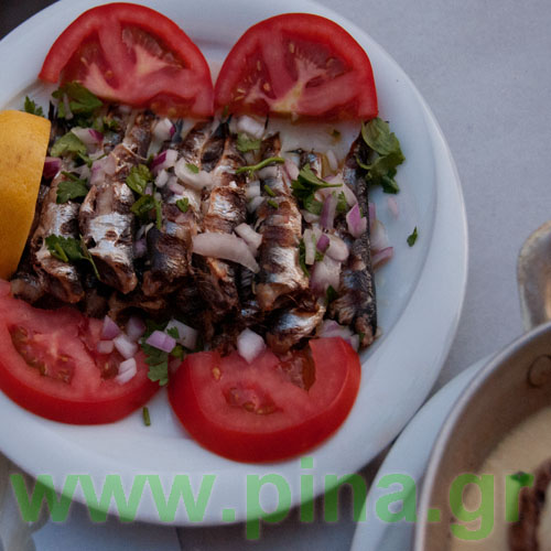 Mezes and ouzo in Monastiraki