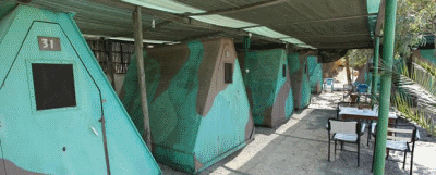 Camping the 2 hearts Syros - Bungalows & Wooden tents